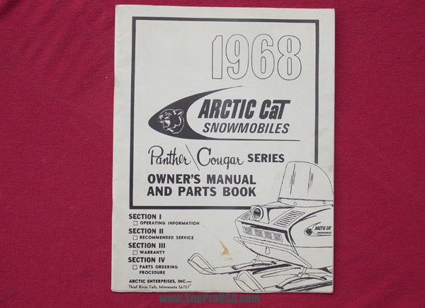 Vintage Snowmobile Manuals 84